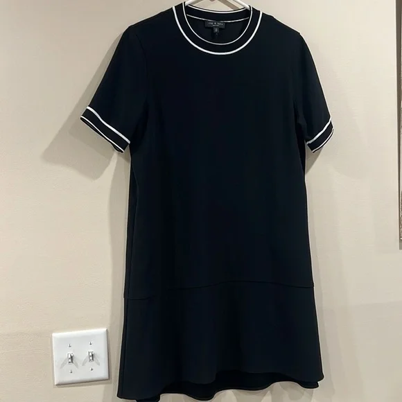 🔥Rag & Bone Black and White Short Sleeve Dress 🔥 - Picture 2 of 7